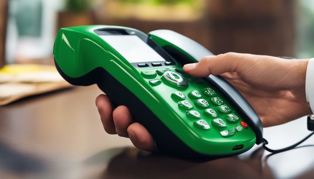 Foto recambio verde telefono