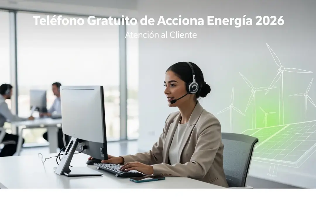 Teléfono Gratuito de Acciona Energía 2026 – Atención al Cliente