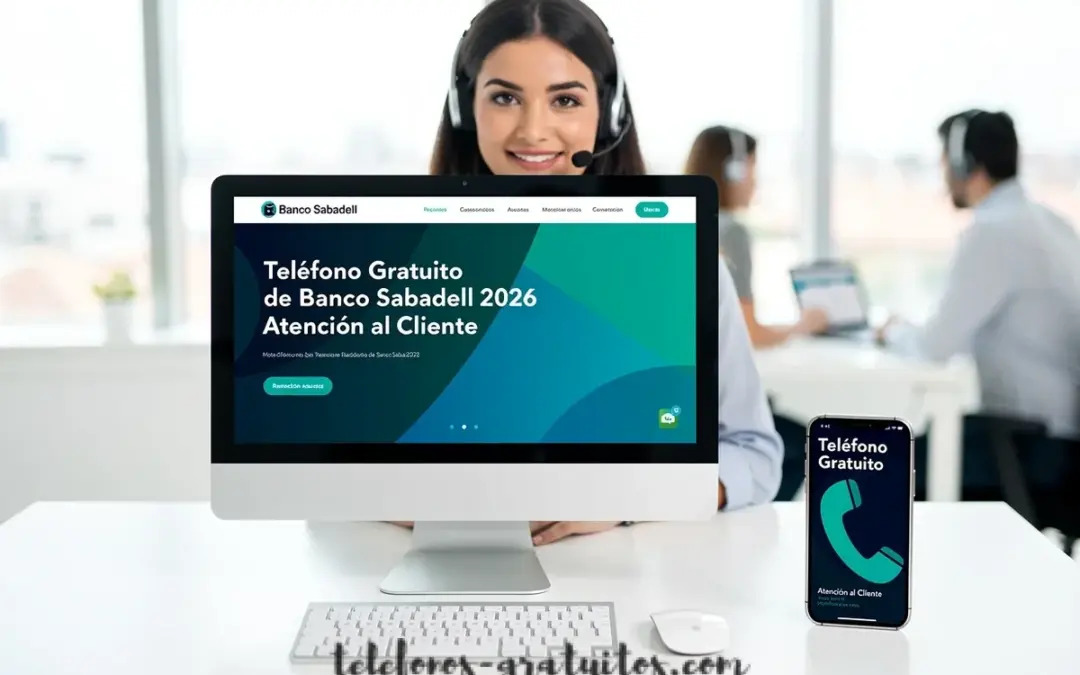 Teléfono Gratuito de Banco Sabadell 2026 – Atención al Cliente