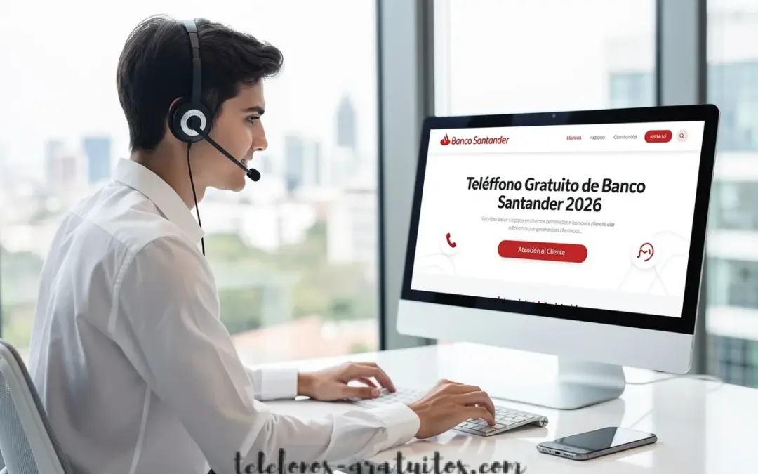 Teléfono Gratuito de Banco Santander 2026 – Atención al Cliente