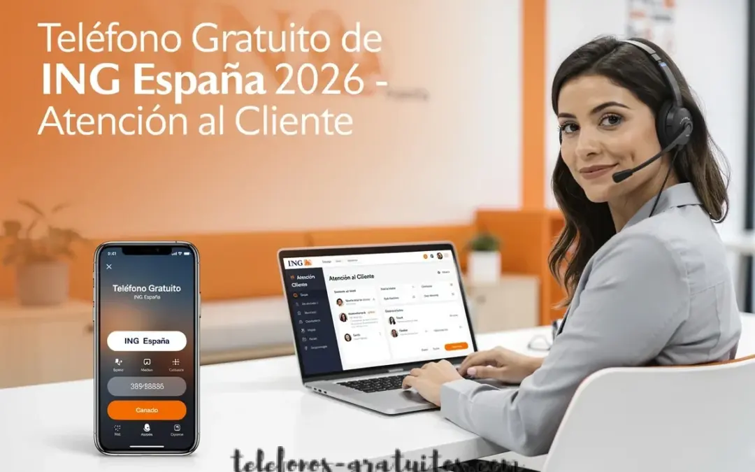 Teléfono Gratuito de ING España 2026 – Atención al Cliente