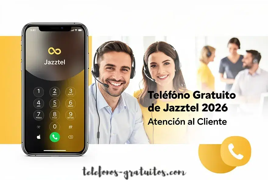 Teléfono Gratuito de Jazztel 2026 – Atención al Cliente