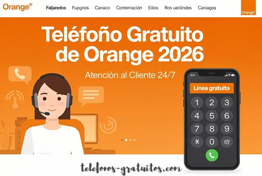 Teléfono Gratuito de Orange 2026 – Atención al Cliente