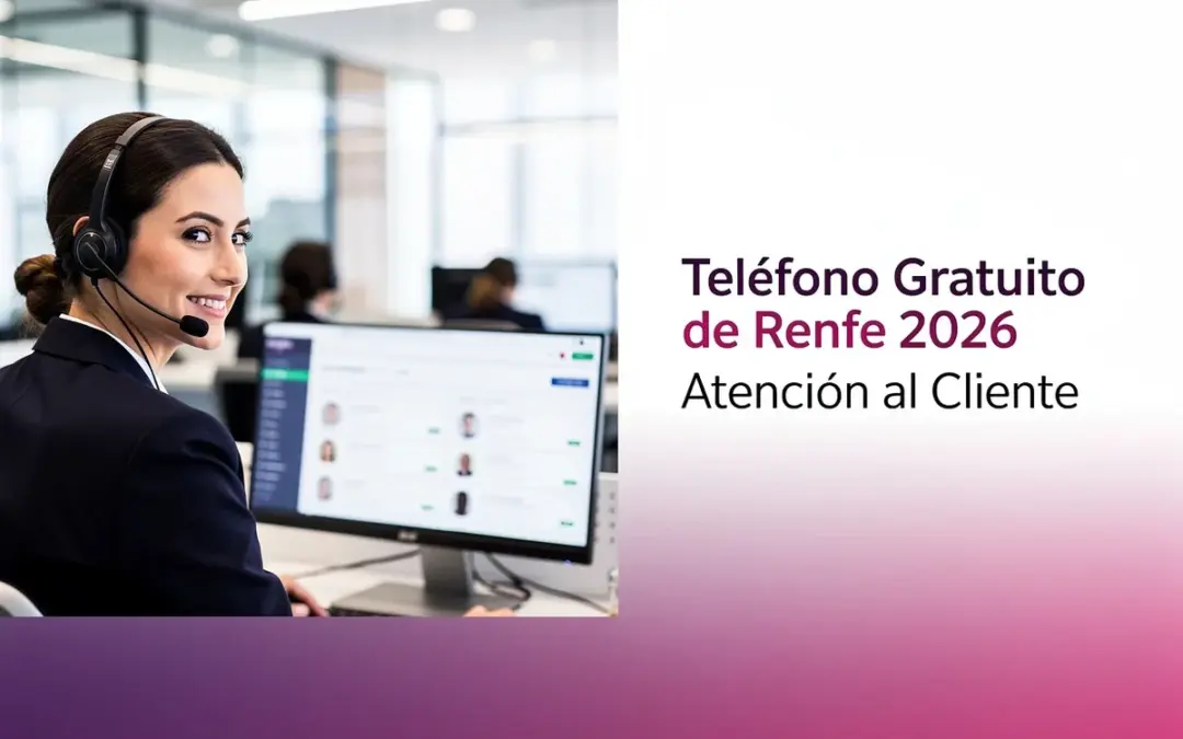 Teléfono Gratuito de Renfe 2026 – Atención al Cliente